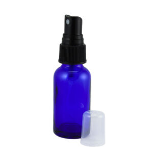 Blue Glass Bottle with a Mister Cap 60ml