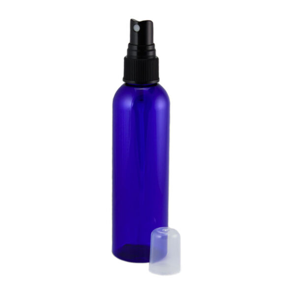 Blue Plastic Bottle with a Mister Cap 120ml